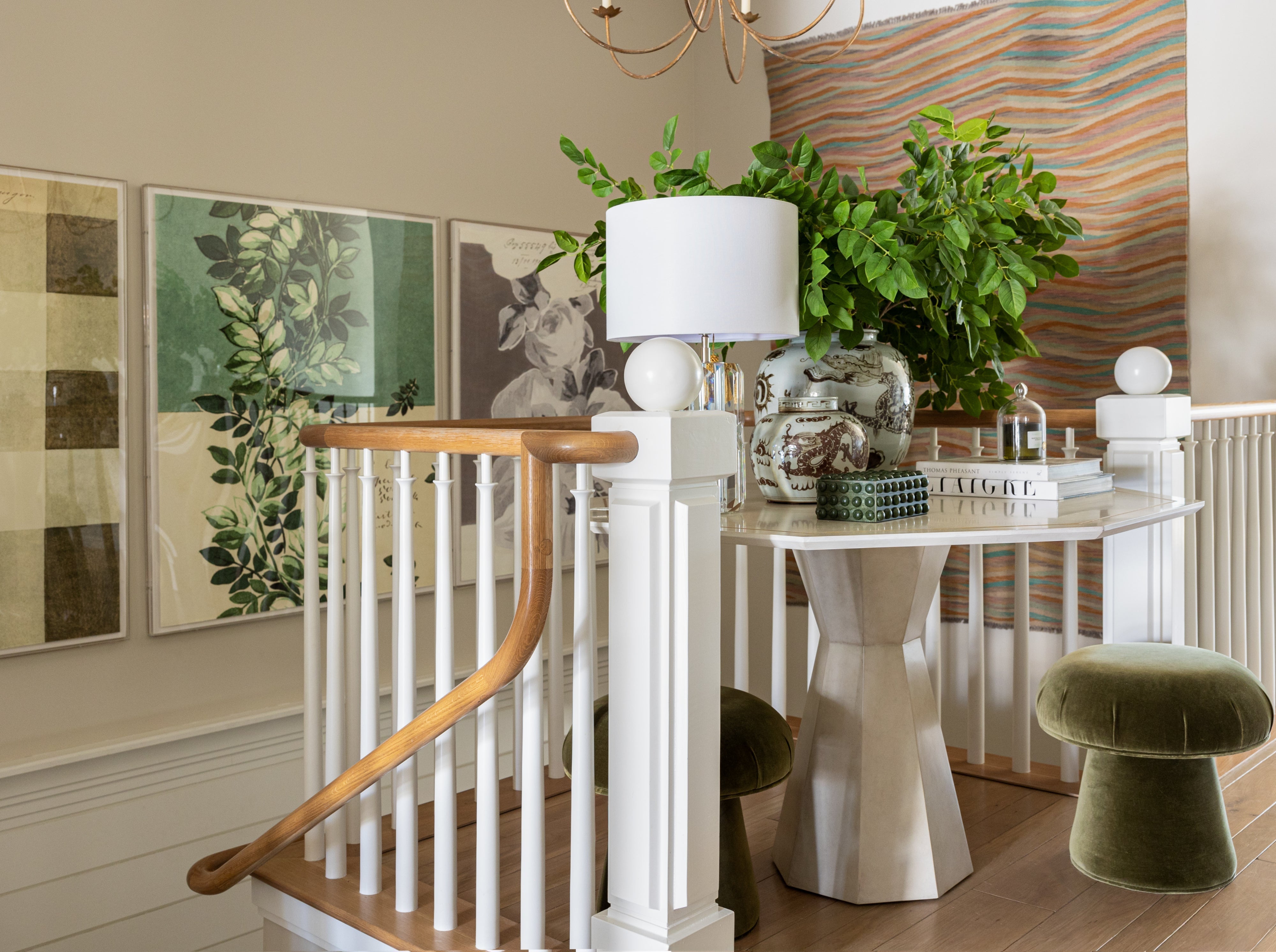 How to Style a Centerhall Table Like a Designer
