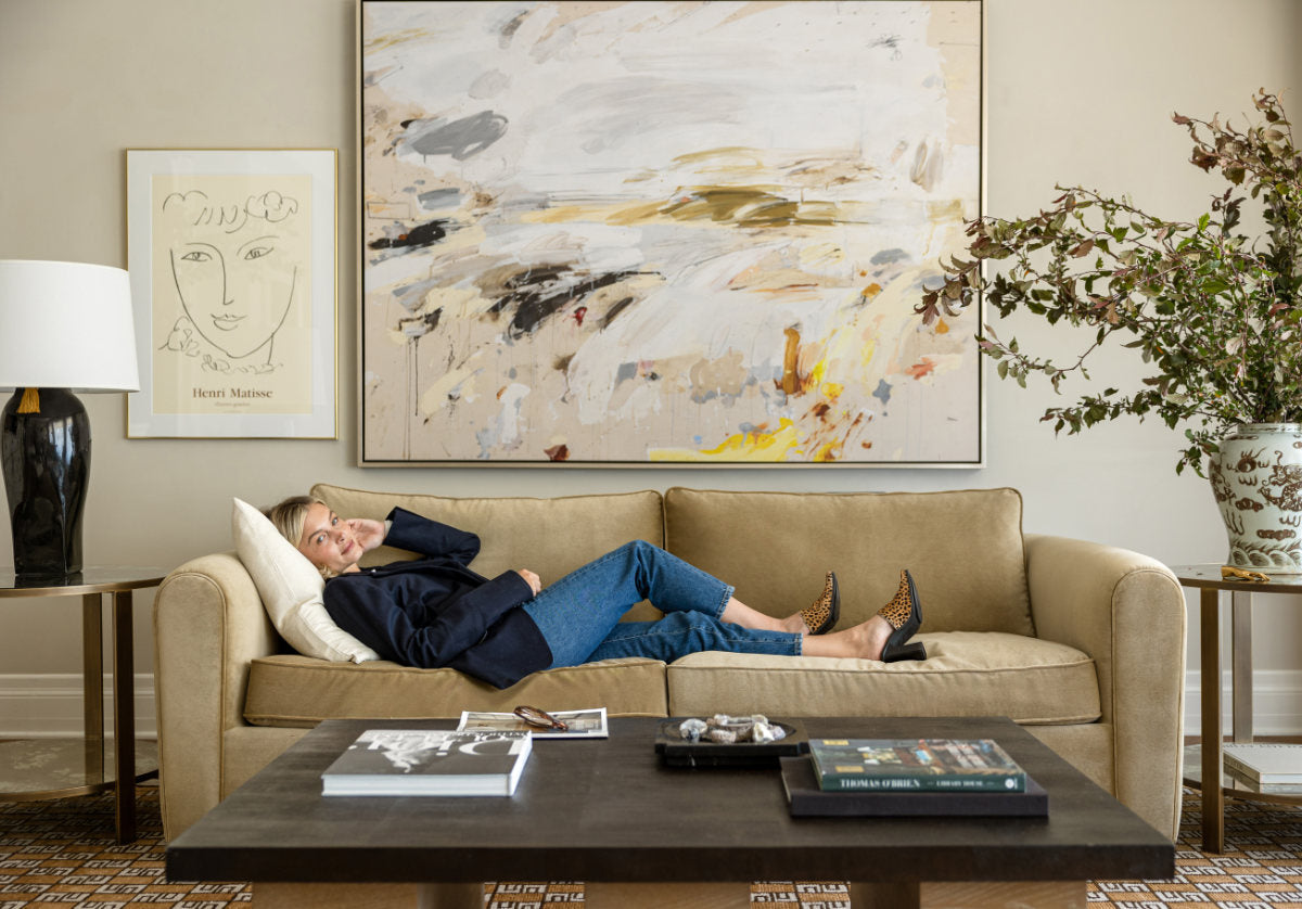 BENNETT SOFA | Camel Velvet