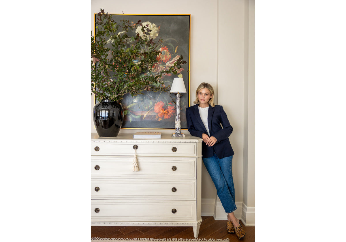 PHOEBE BUFFET LAMP | Calacatta Viola