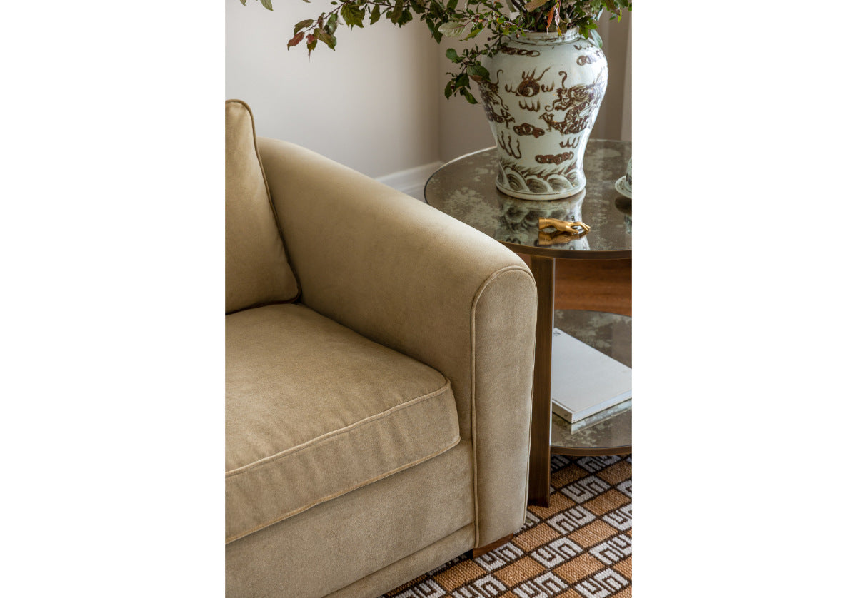 BENNETT SOFA | Camel Velvet