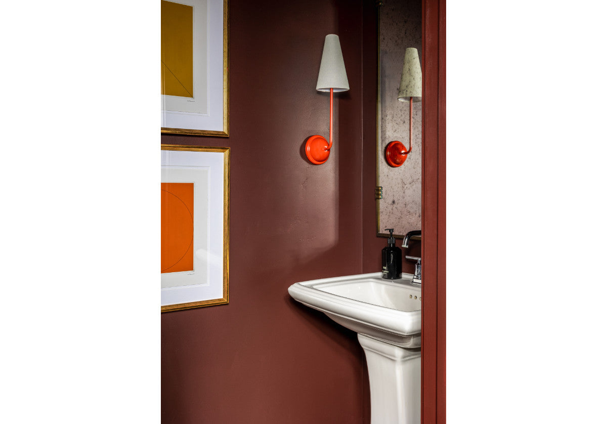 SINGLE MAUDE SCONCE | Red