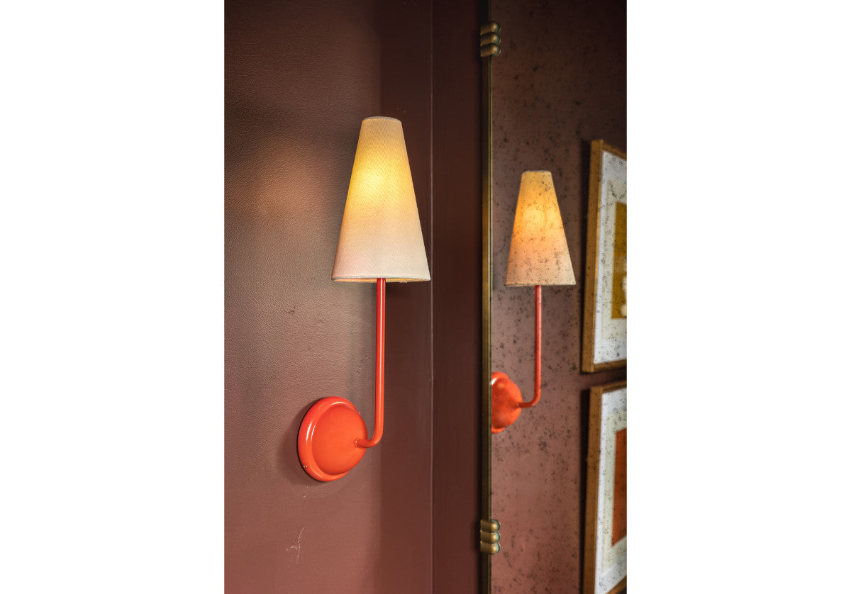 SINGLE MAUDE SCONCE | Red