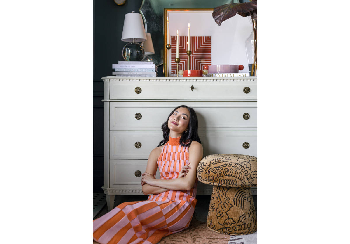 MUSHROOM OTTOMAN | Tiger