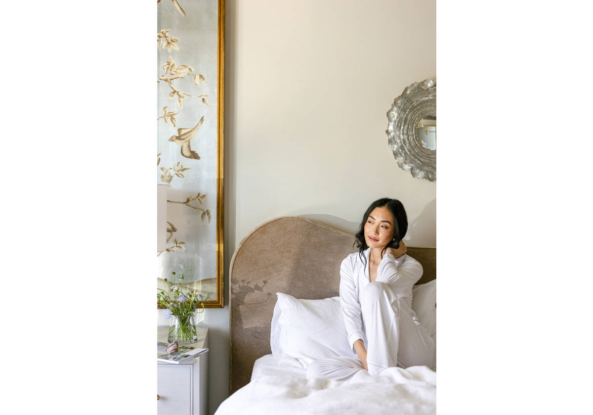 MARLO BED | Fawn Velvet