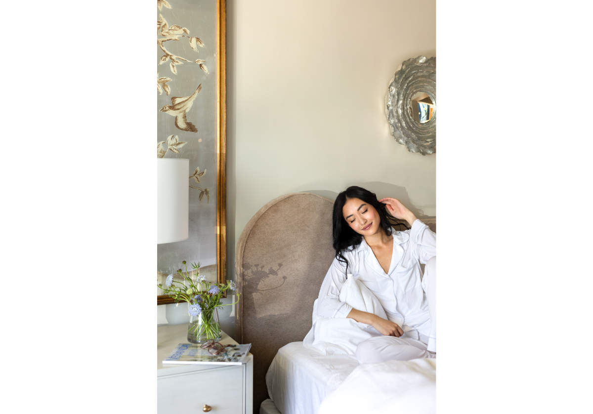 MARLO BED | Fawn Velvet