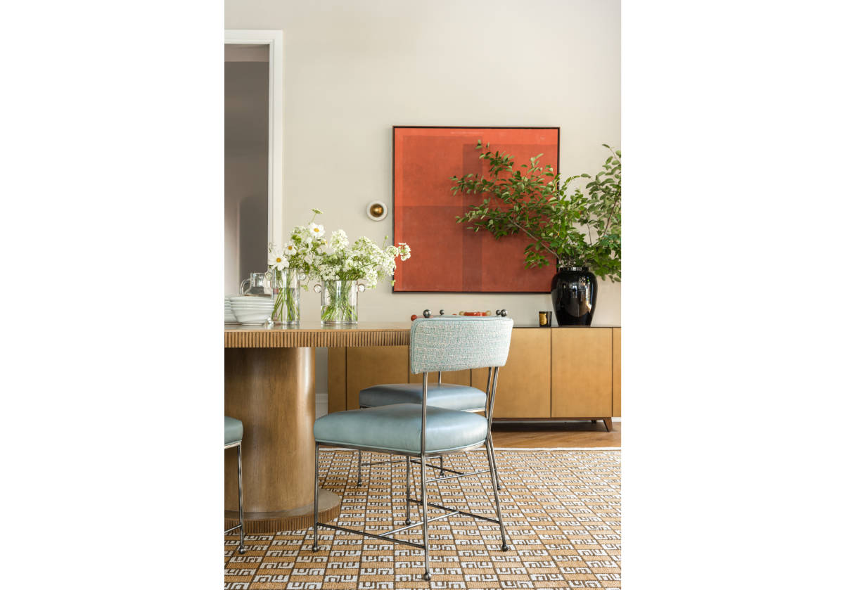 YVETTE CHAIR | Ocean Leather & Tweed