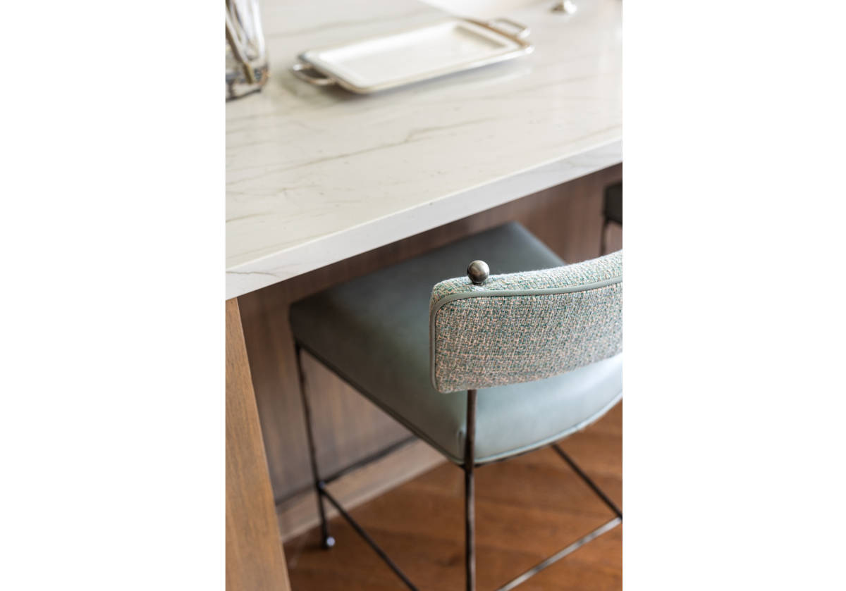 YVETTE COUNTER STOOL | Ocean Leather & Tweed