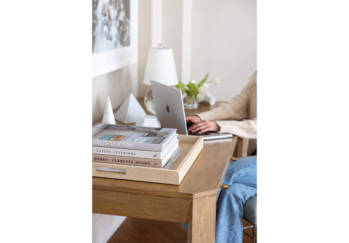 SHAGREEN LACQUERED TRAY