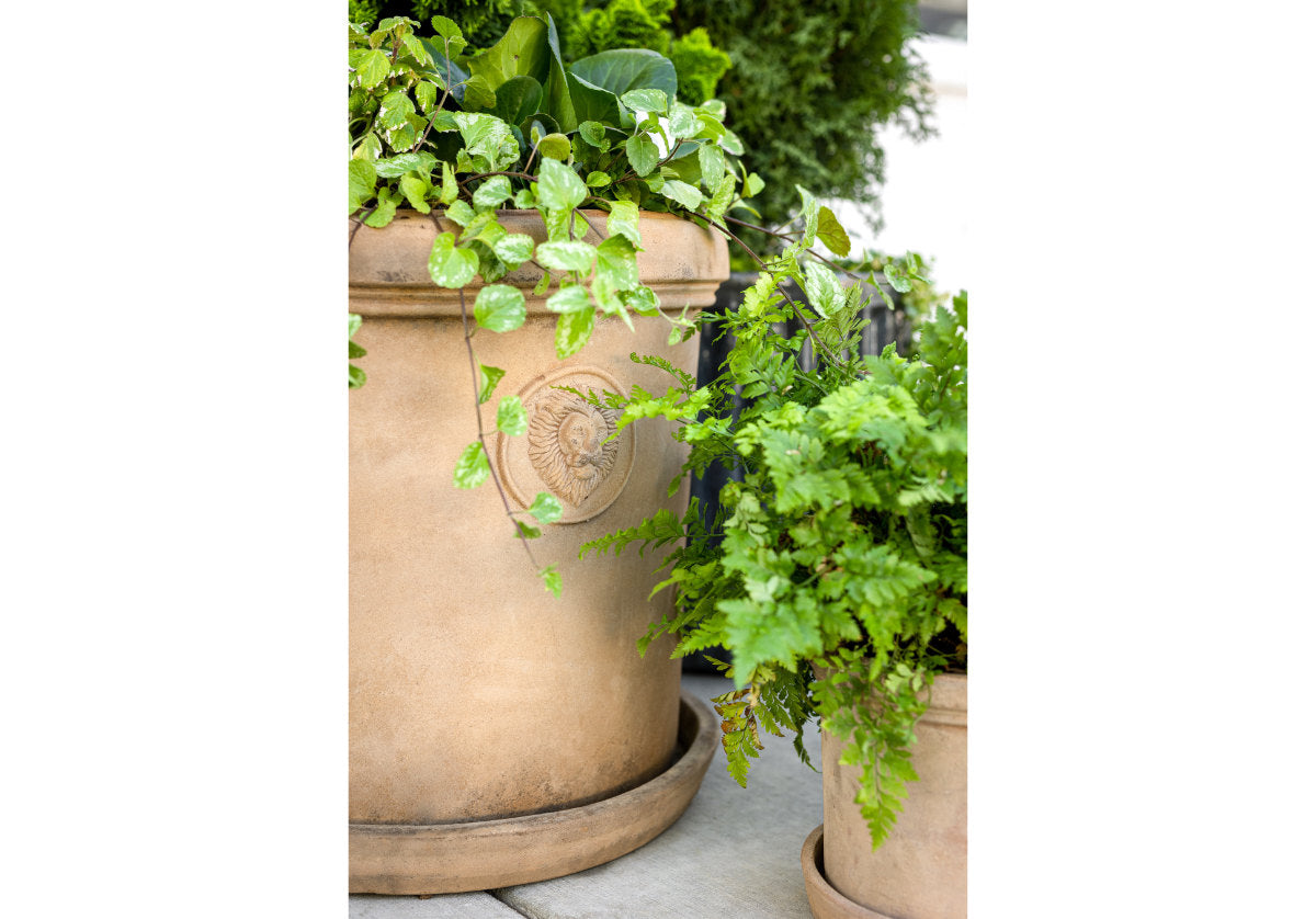 TERRACOTTA LION PLANTERS