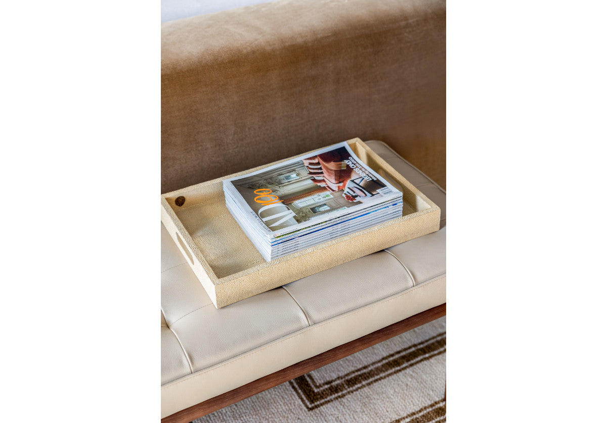 SHAGREEN LACQUERED TRAY