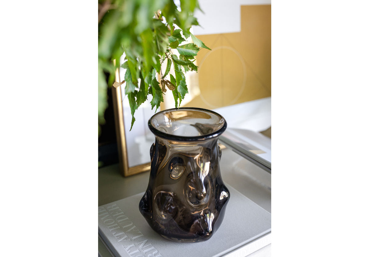 DROPLET GLASS VASE | Cola