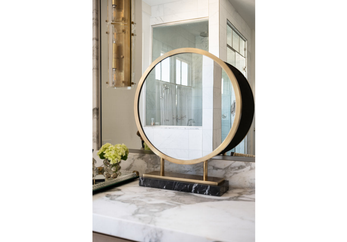 ALICE BRASS VANITY MIRROR