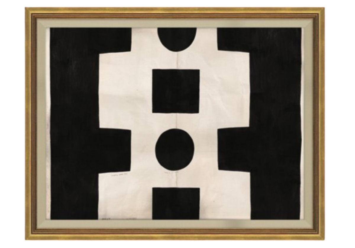 BLACK AND WHITE ABSTRACT ART