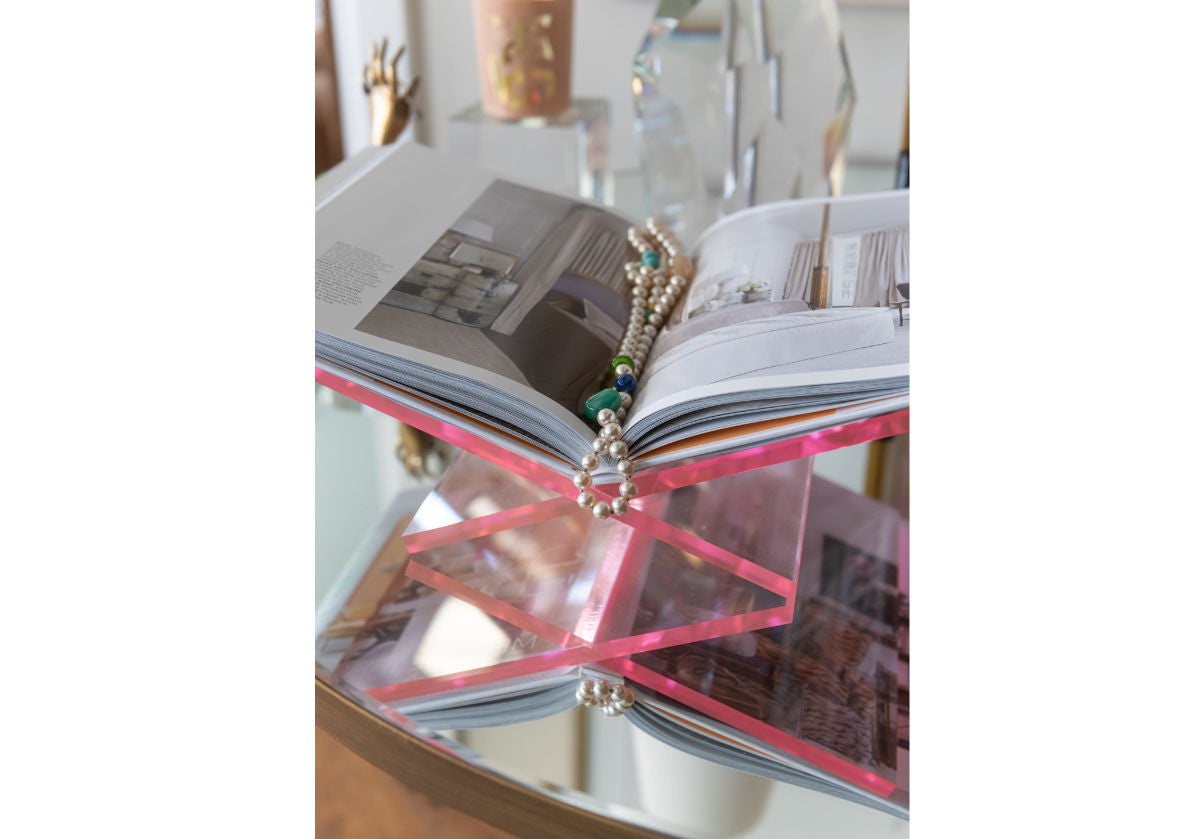 LUCITE GALERIE BOOK DISPLAY | Blush