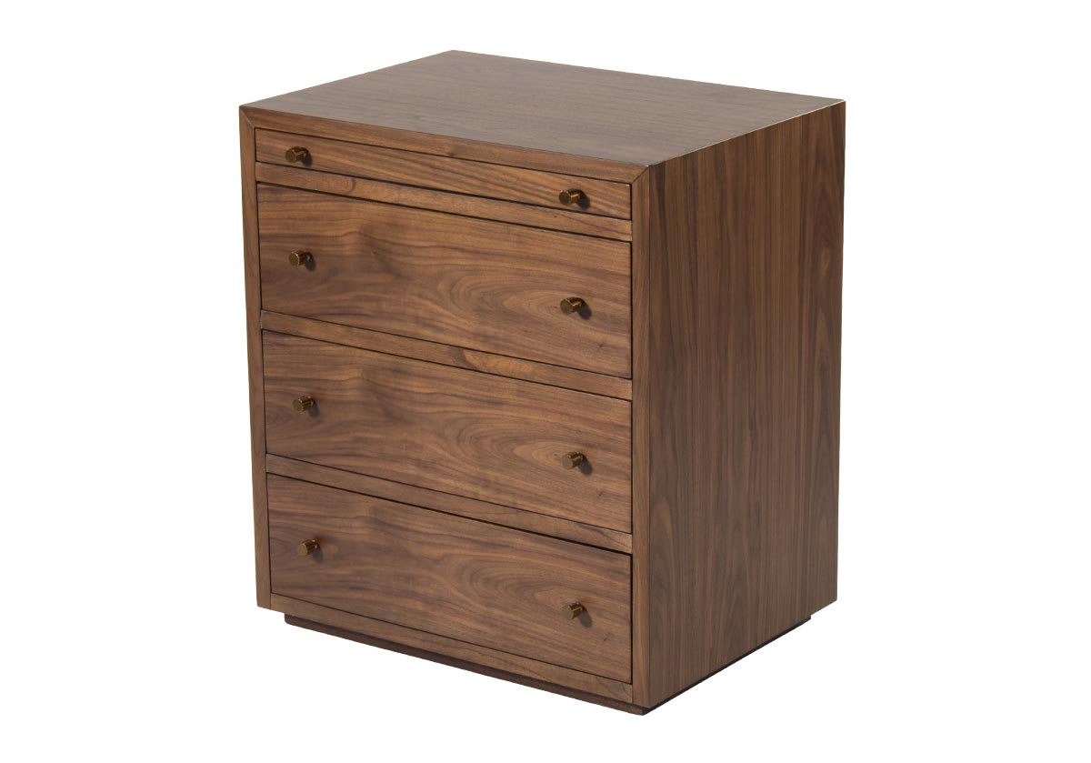 BROOKLYN NIGHTSTAND | Small | Dark Walnut