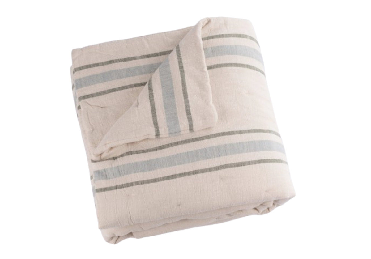 COLLINS QUILT | Limestone