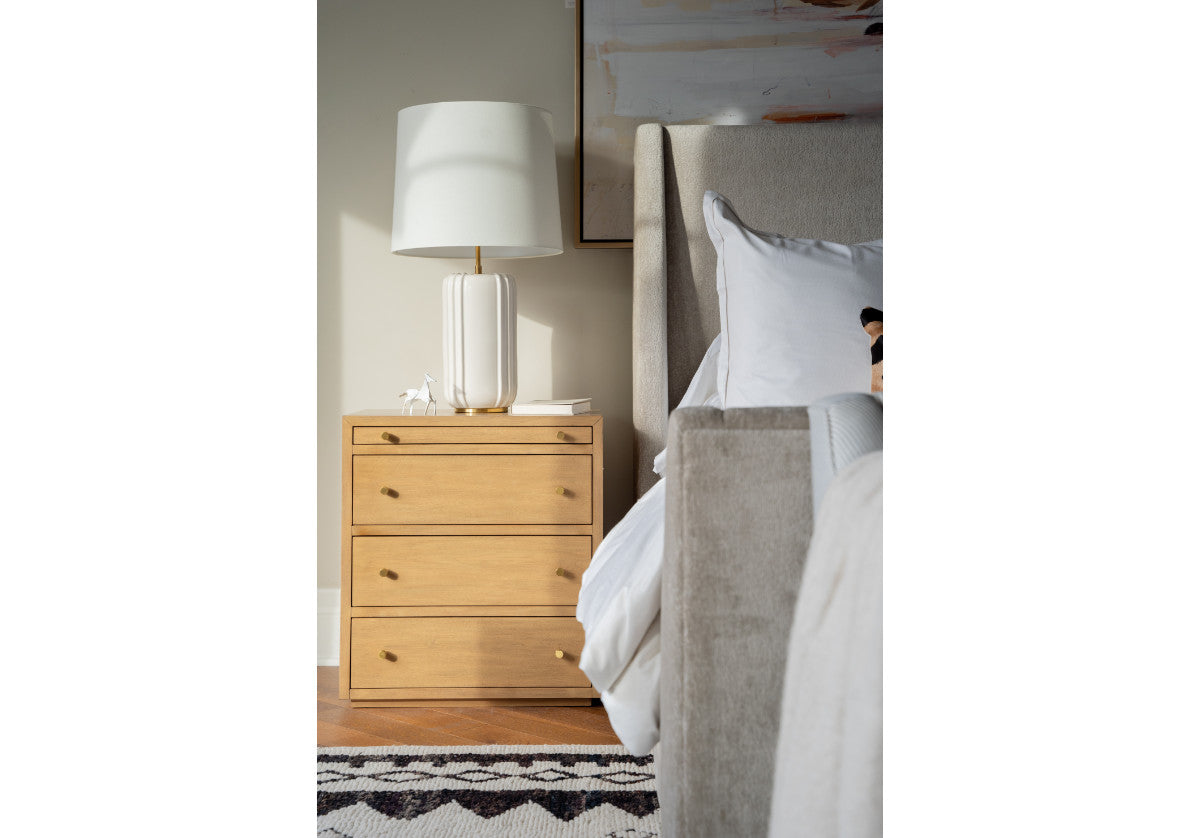 BROOKLYN NIGHTSTAND | Small | Bleached Walnut