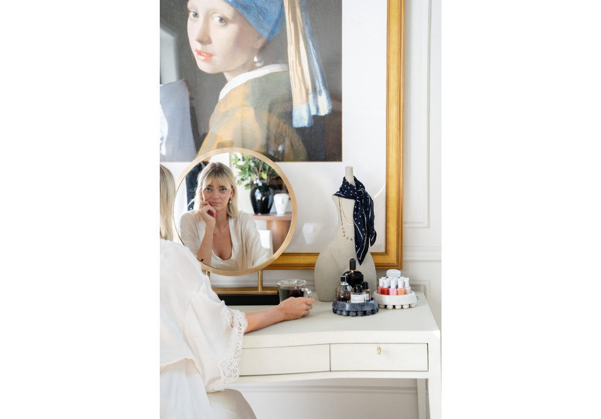ALICE BRASS VANITY MIRROR