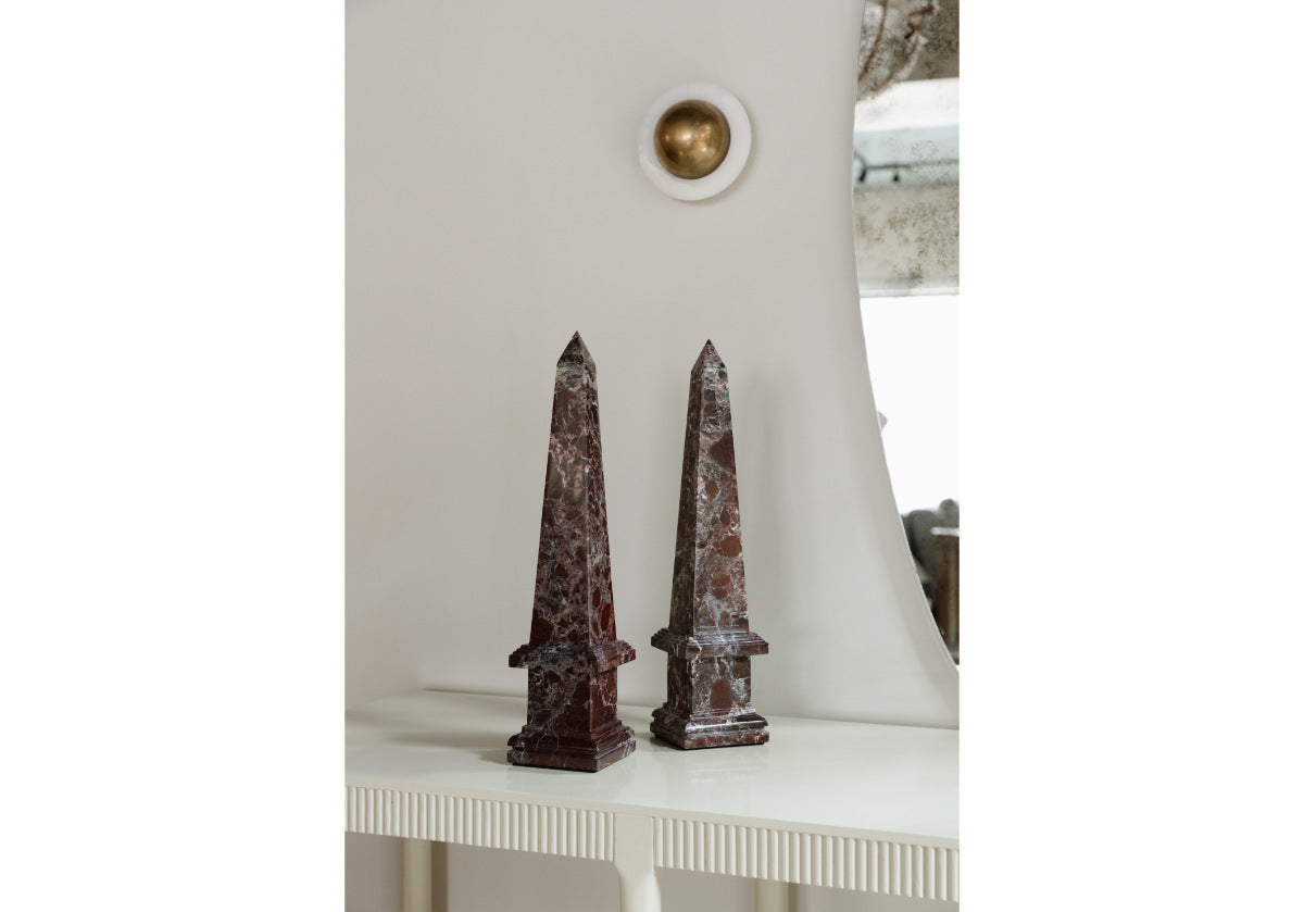 MARBLE OBELISK | Rosso Levanto