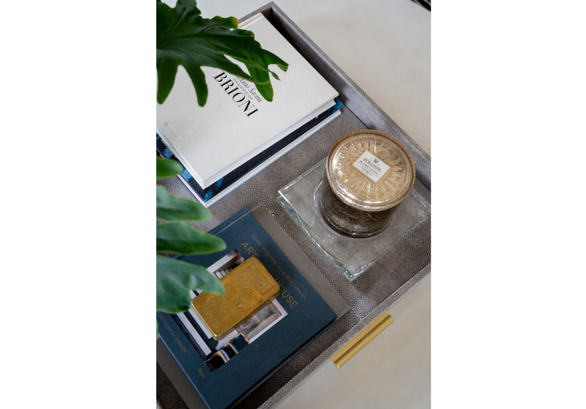 CRYSTAL CANDLE DISH