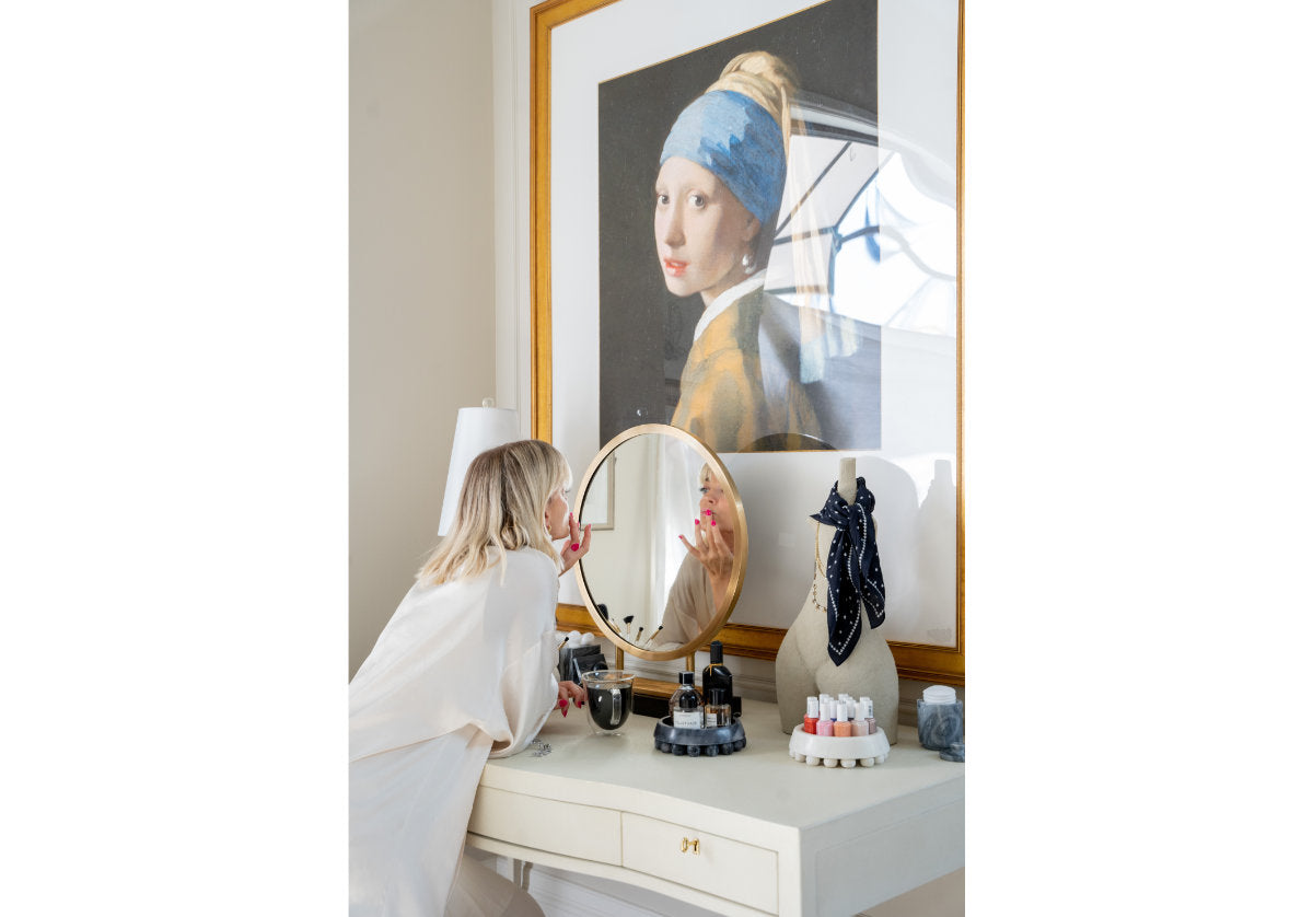 ALICE BRASS VANITY MIRROR