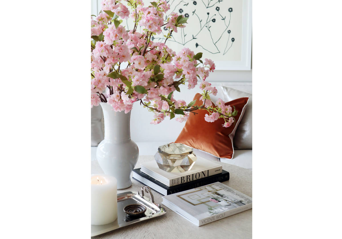 PINK CHERRY BLOSSOM STEM