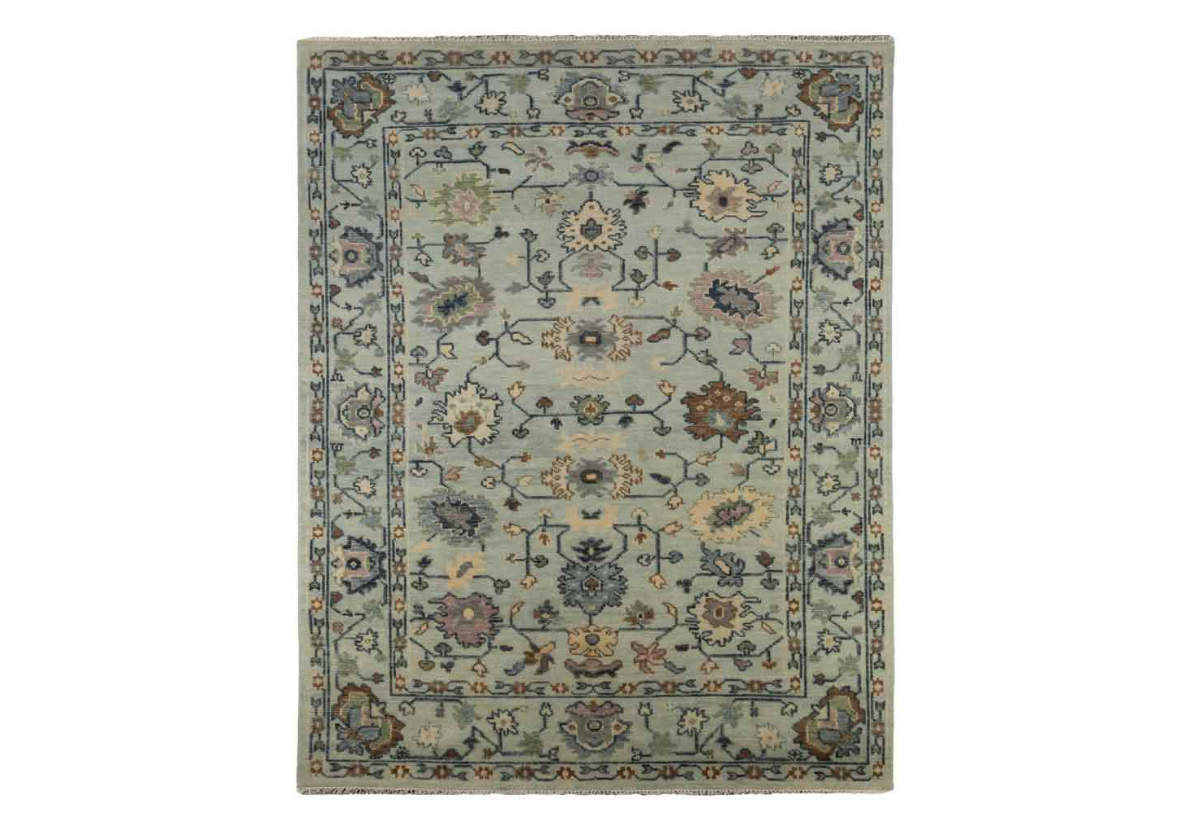 The Farah Rug is a hand-knotted Oushak rug, known to be more casual amongst knotted rugs. Full of all the best neutrals in a beautiful denim blue, it is perfectly versatile, styling well into bedrooms, family rooms, under kitchen tables, and living rooms.