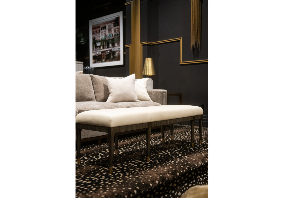 NINA LEATHER BENCH