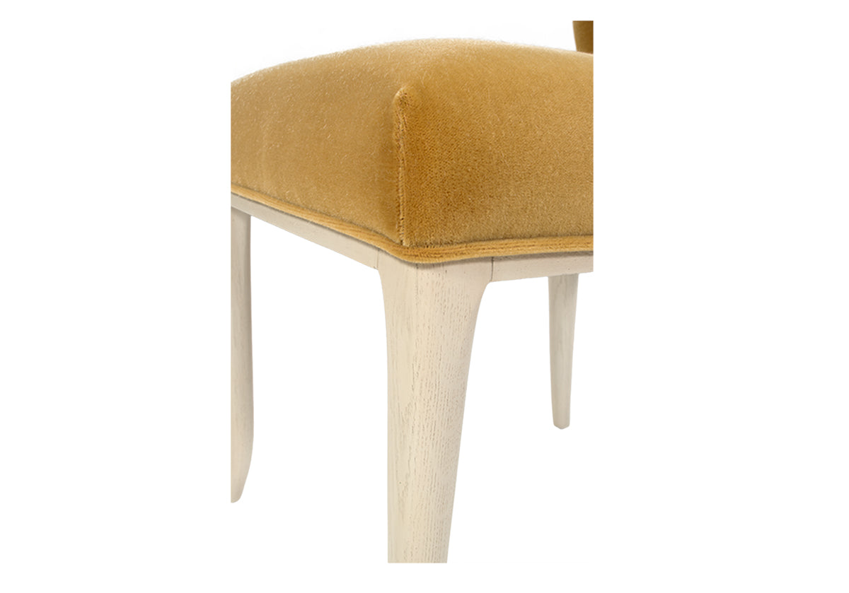 KELLY DINING CHAIR | Butterscotch Mohair