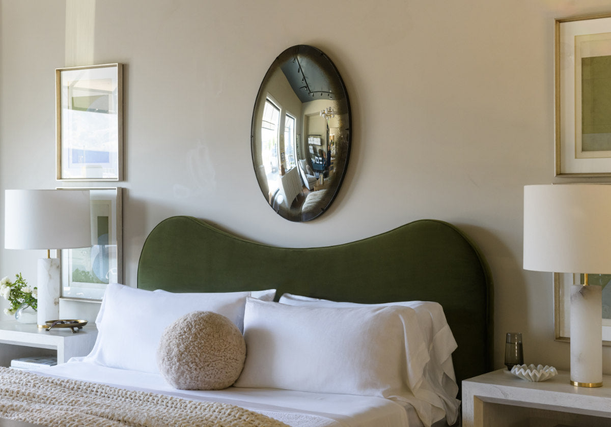 MARLO BED | Moss Velvet