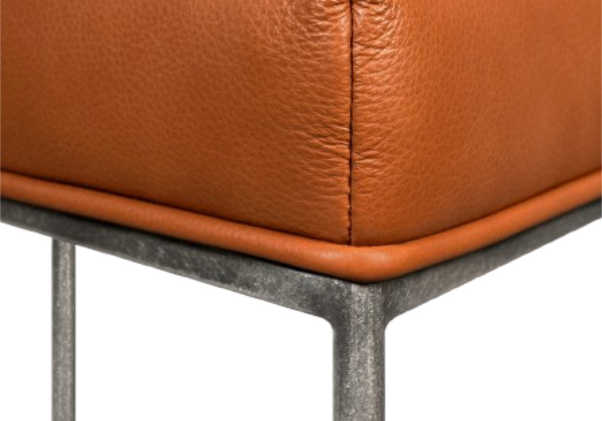 YVETTE CHAIR | Terra Leather & Tweed