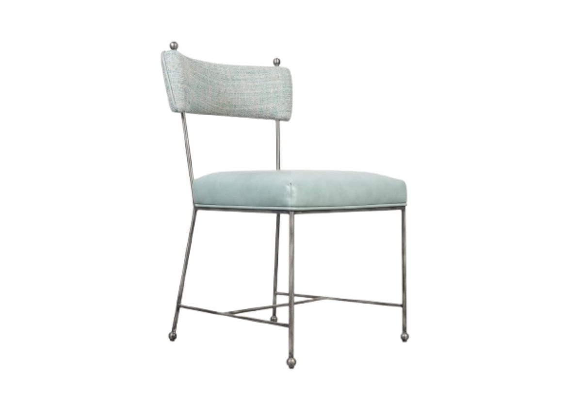 YVETTE CHAIR | Ocean Leather & Tweed