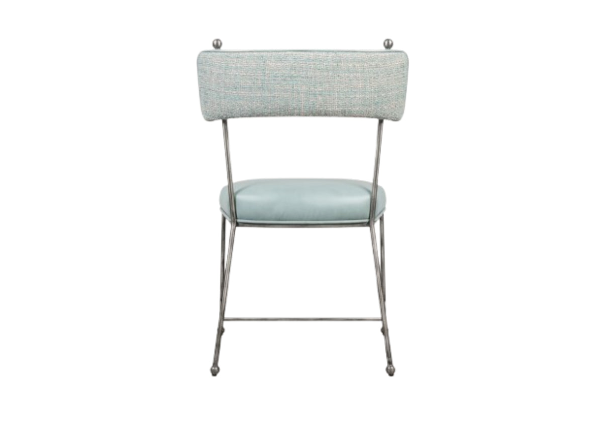 YVETTE CHAIR | Ocean Leather & Tweed