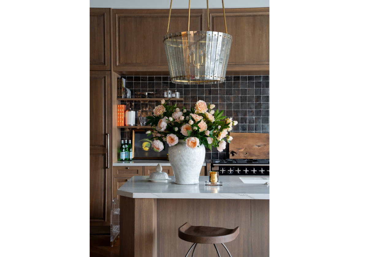 PEONY STEM | White & Pink