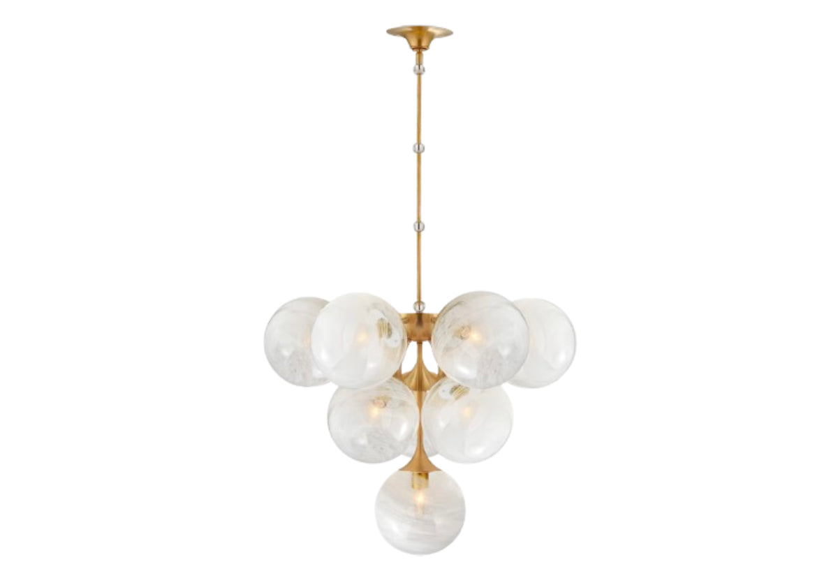CRISTOL TIERED CHANDELIER