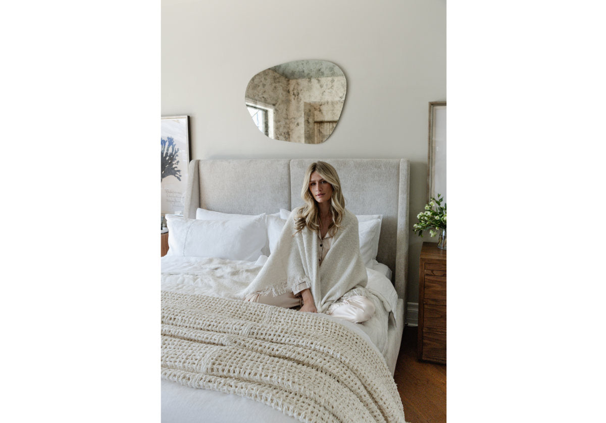 TRAWICK IVORY COVERLET