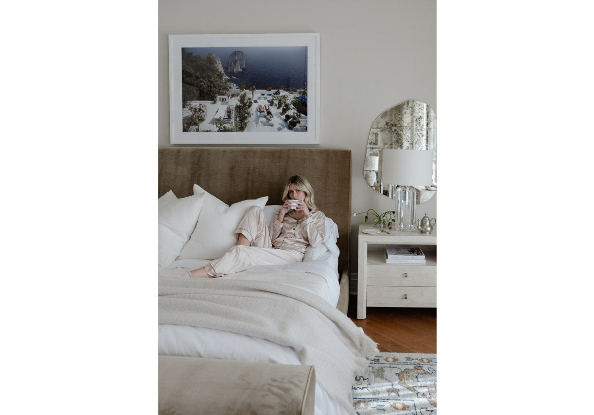 MONROE BED | Queen | Talton Latte