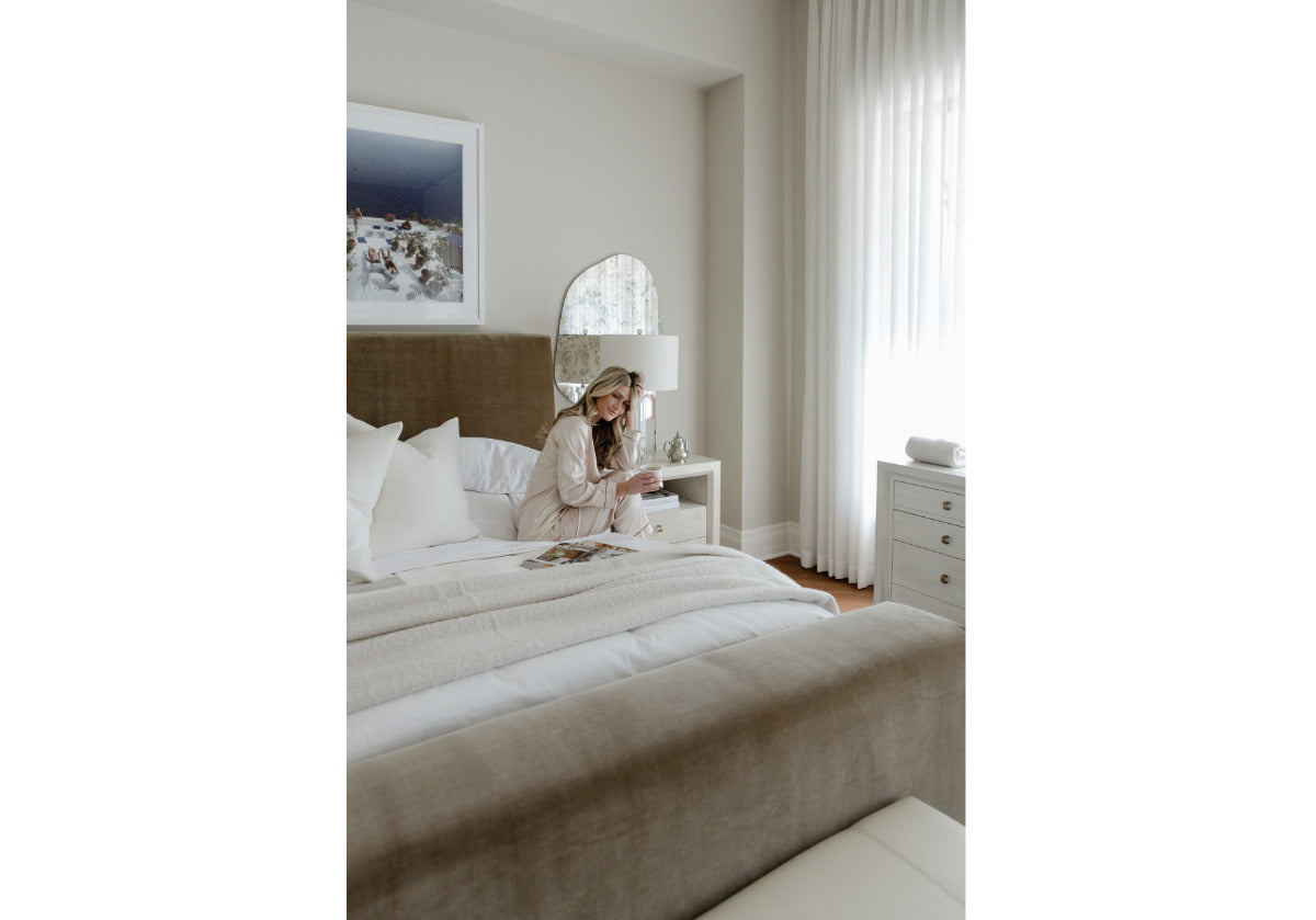 MONROE BED | Queen | Talton Latte