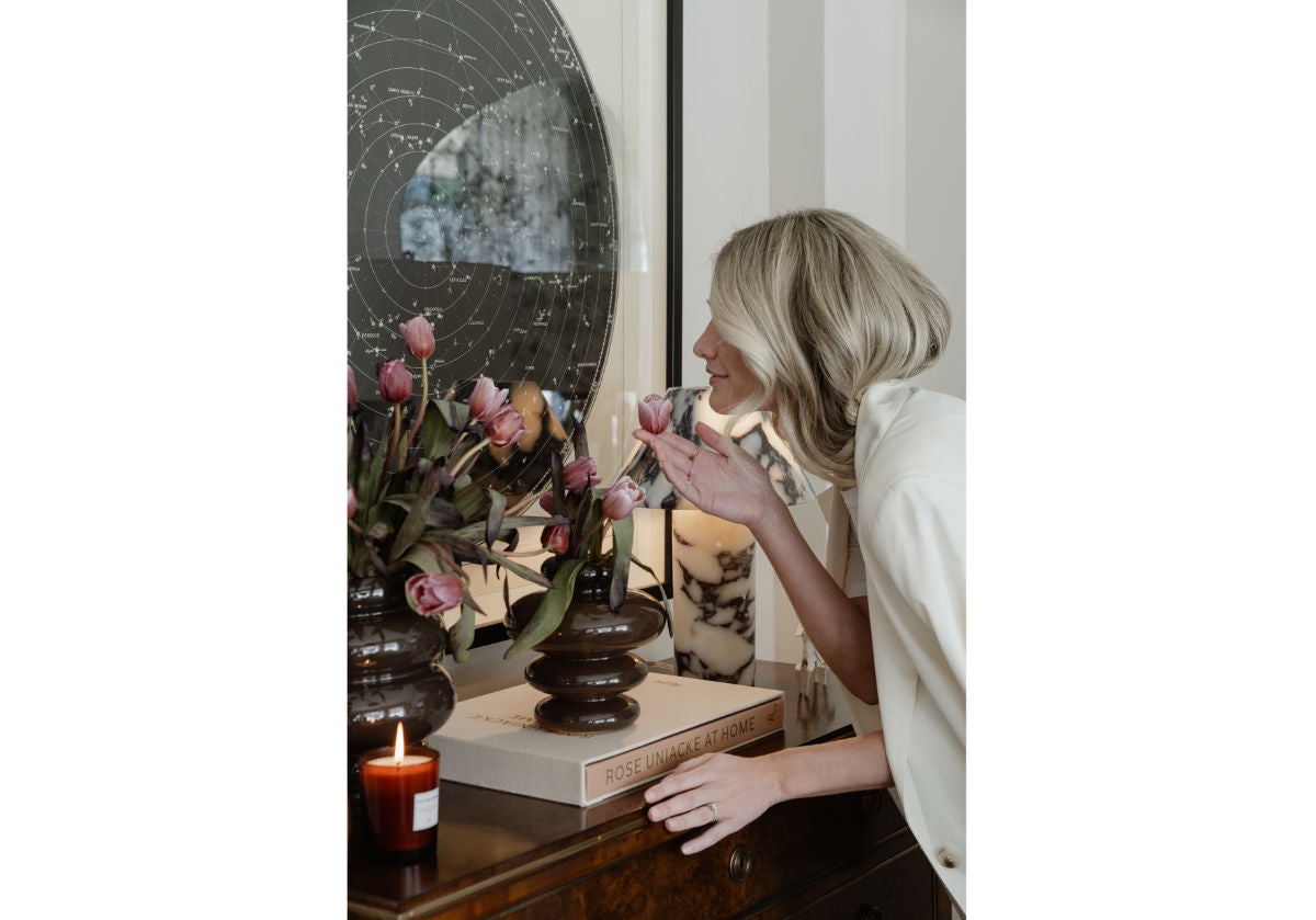 GLASS CHANNEL VASE | Cocoa