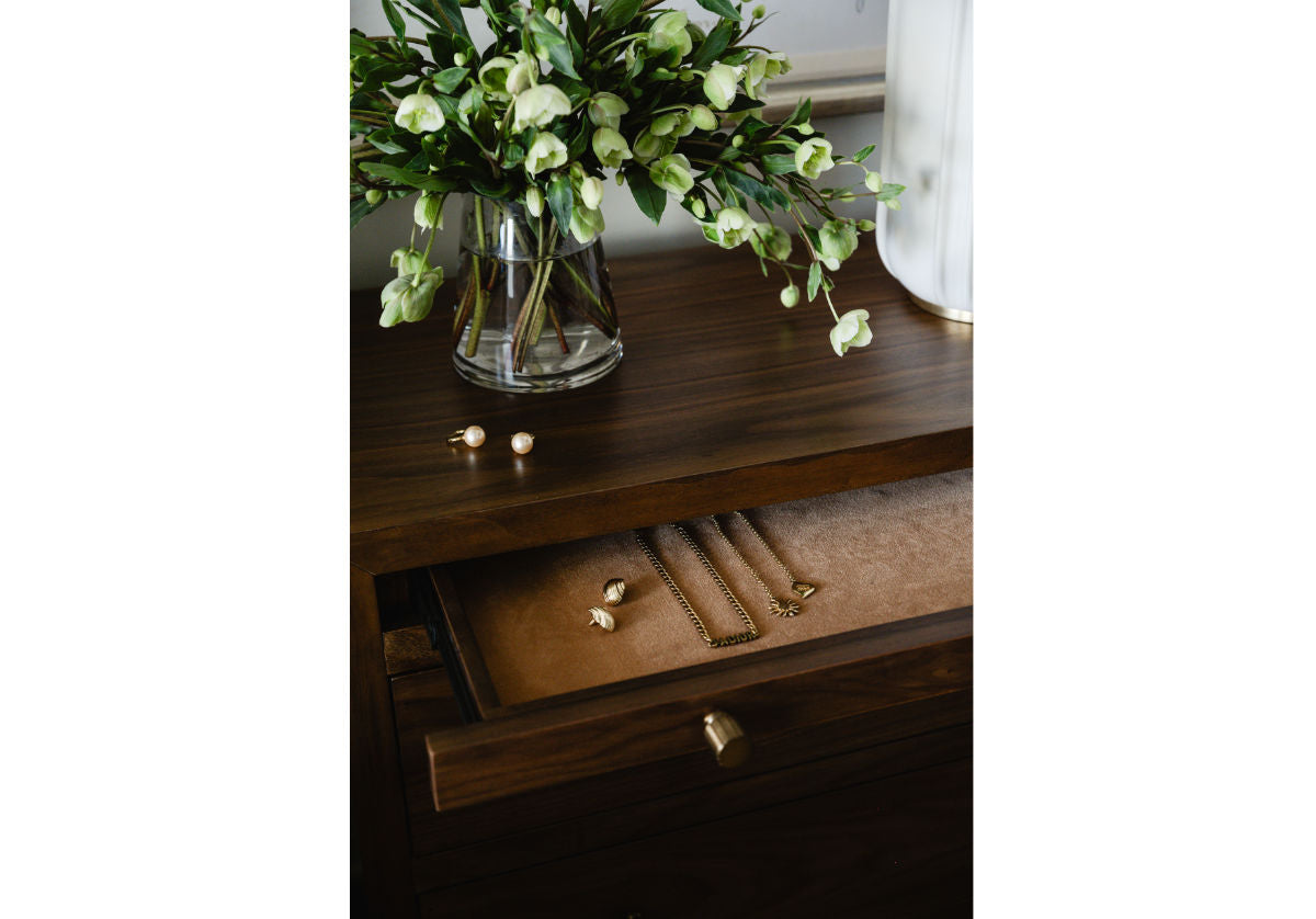 BROOKLYN NIGHTSTAND | Small | Dark Walnut