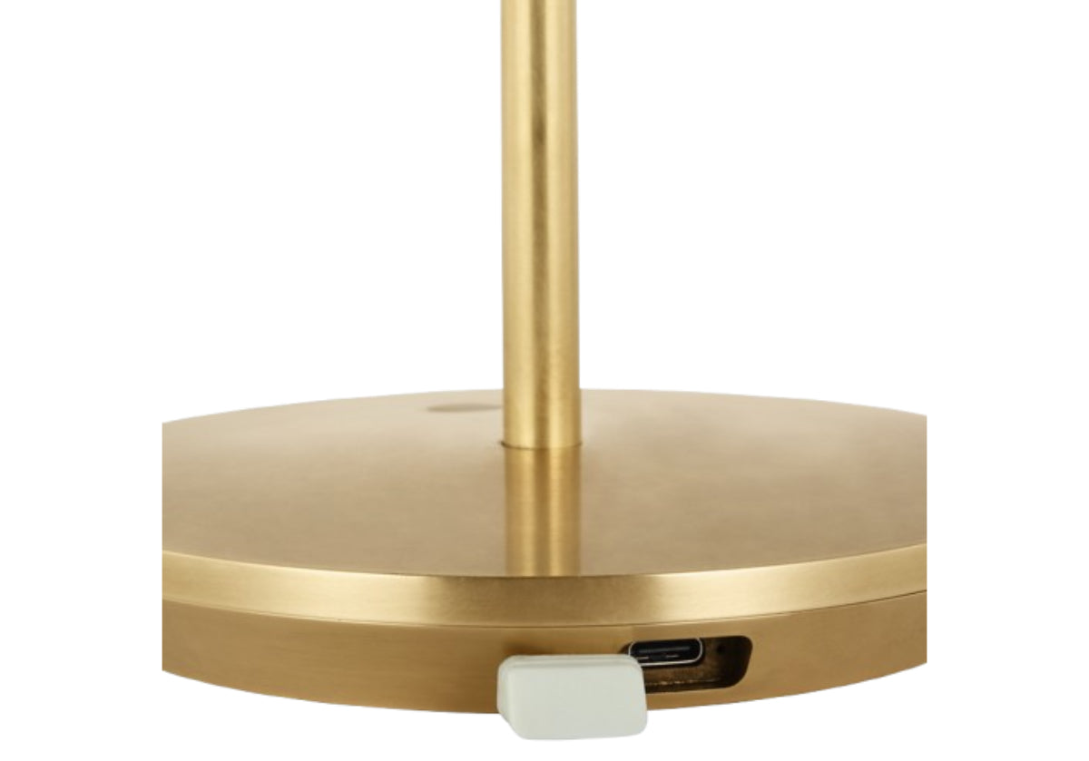 NEVIS SHORT ACCENT RECHARGEABLE TABLE LAMP