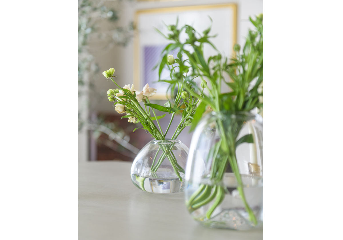 HANDBLOWN DIMPLE VASE