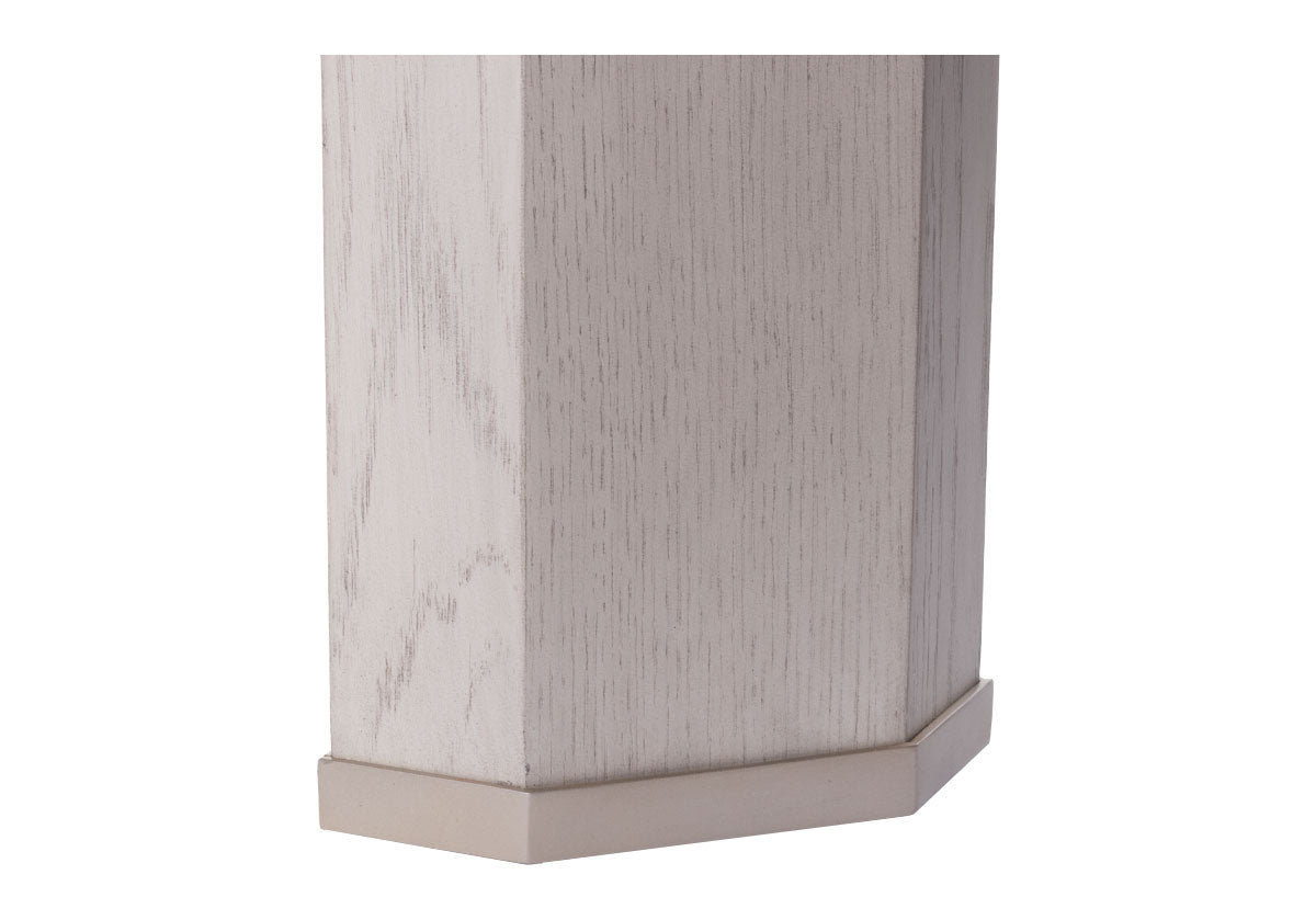 close up of arthur table's wooden texture.