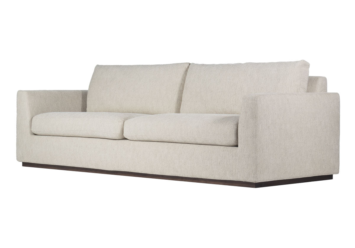 product photo of the august sofa facing the left.