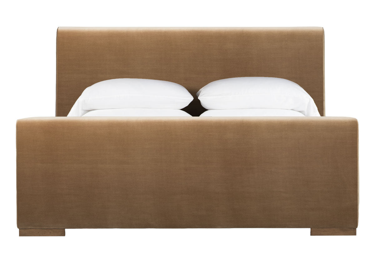 MONROE BED | King | Latte Velvet