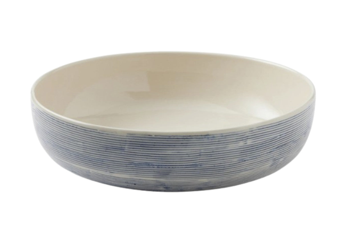 NOLAN SERVING BOWL | Navy/Cream | Set of 2