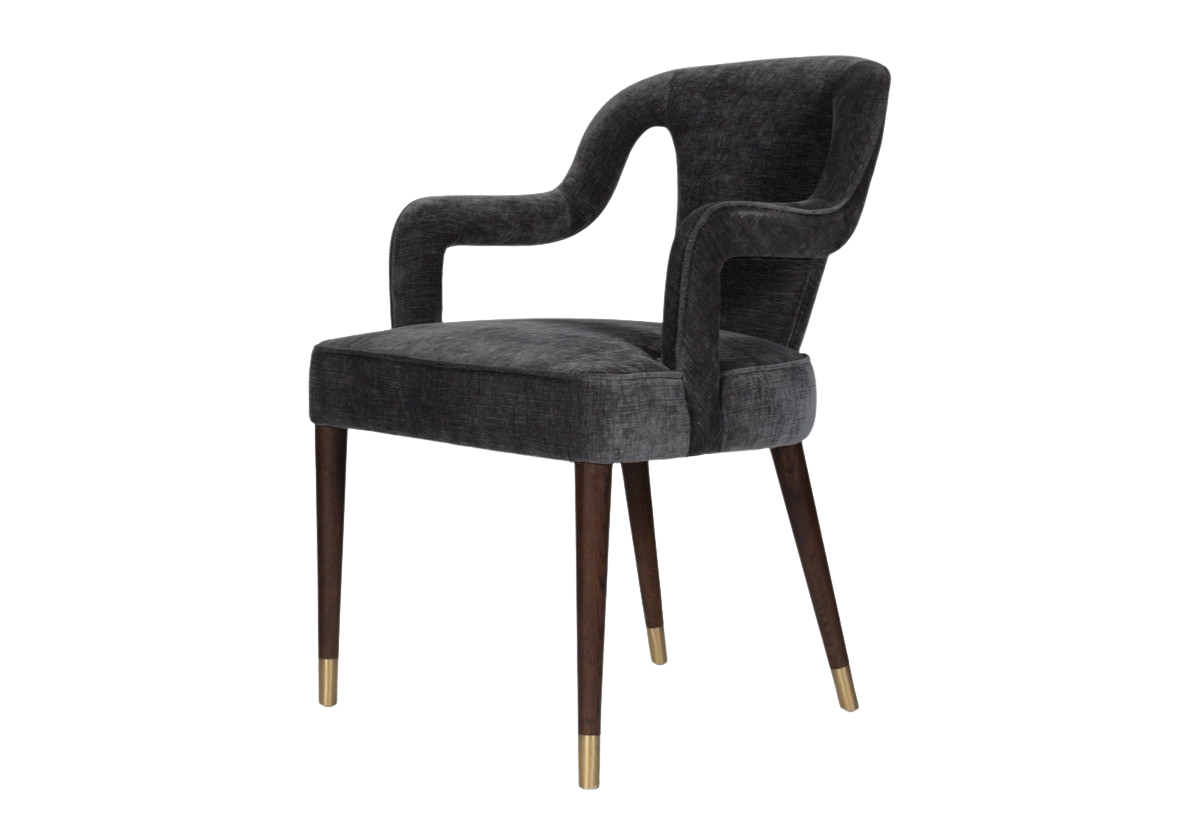 BOBBIE CHAIR | Contessa Charcoal
