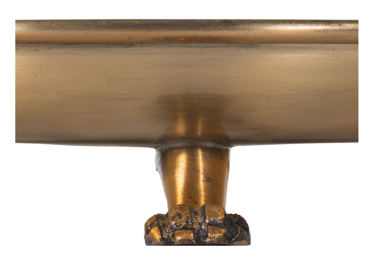 BRASS CLAWFOOT TRAY