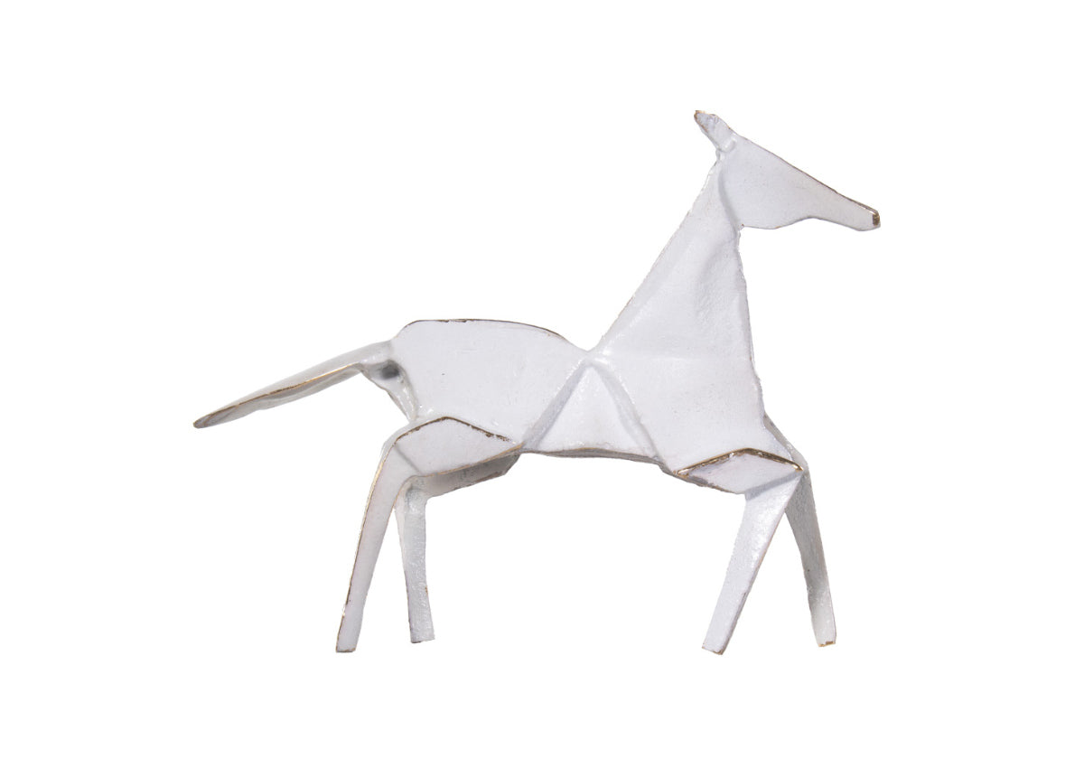 A majestic animal known for its strength, courage, freedom, and above all nobleness, this petite brass horse makes a powerful statement. Display in any decor setting or give as an elegant, symbolic gift.