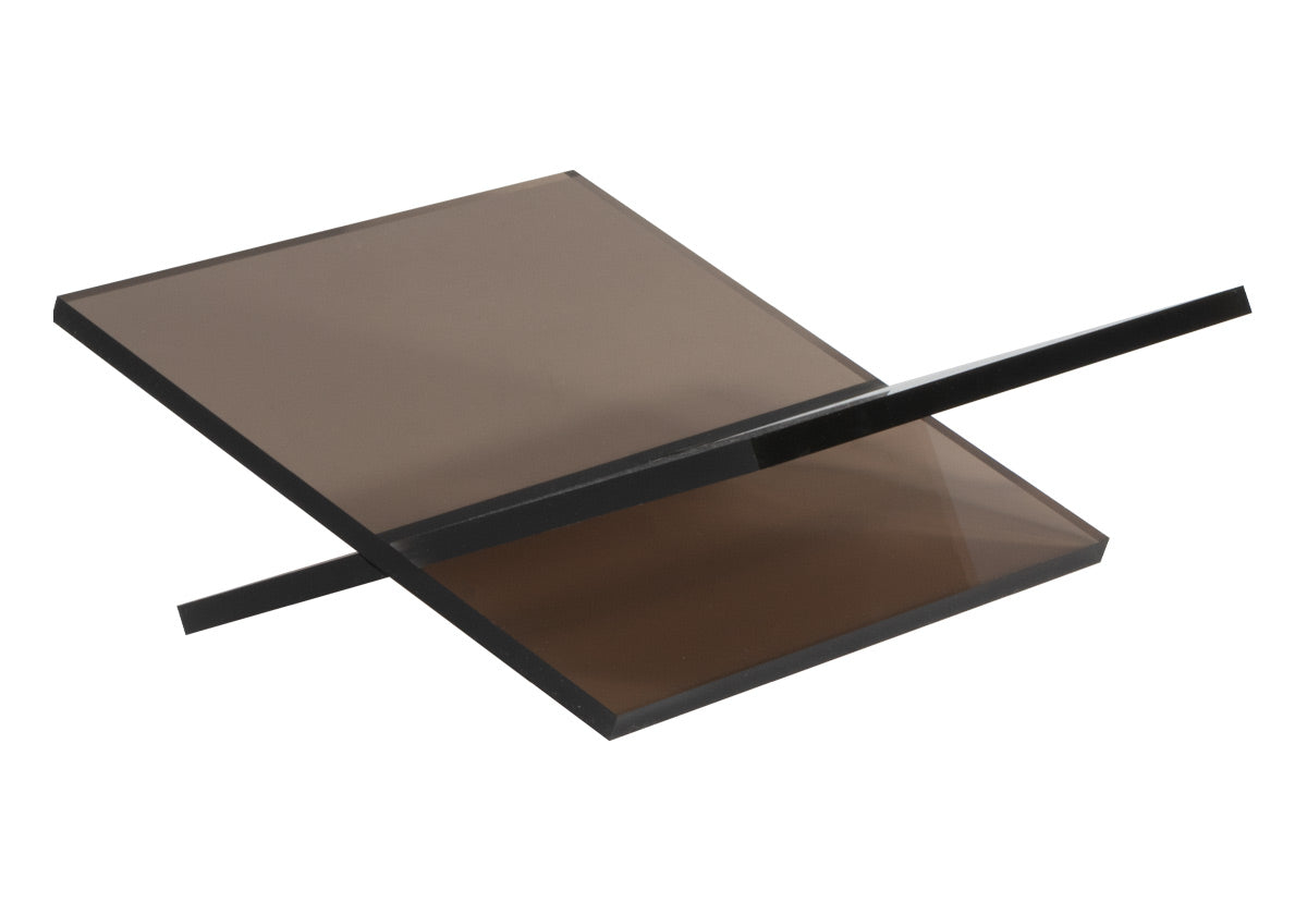 A moody, sophisticated addition, this Lucite Book Display features a chocolate finish giving a 70's chic vibe. Its darker tone styles well on consoles, coffee tables, and shelves, easily elevating favorite books. 